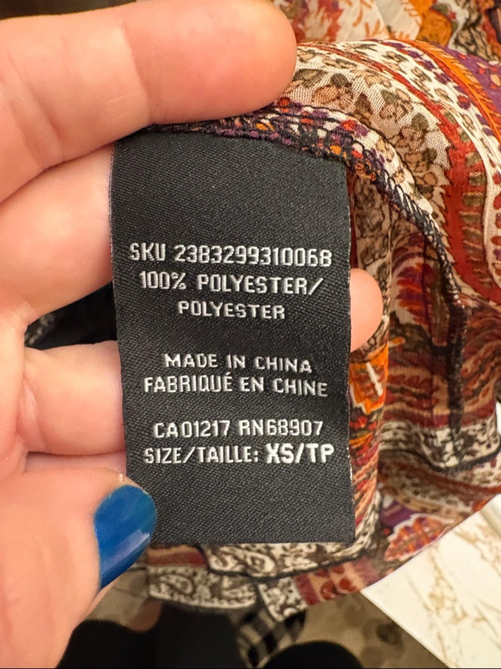 Le Chateau Multicolor Paisley Maxi Dress - Picture 8 of 10